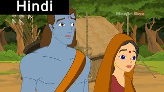 Rama In Chitrakoot  Ramayanam In Hindi  AnimationCartoon Stories [upl. by Nanete]