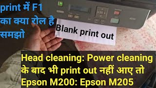 Epson m200 printer not printing । Epson m205 printing blank pages । [upl. by Shayna]