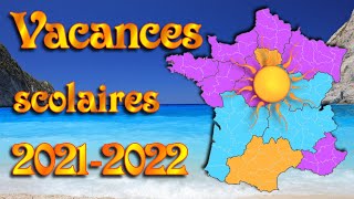 Calendrier des vacances scolaires 2021 2022 vf calendrier officiel [upl. by Odella]