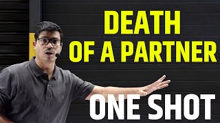 Death of a partner ONE SHOT  Concept amp Question Class 12 Accounts for Pre board amp Boards 2024 cbse [upl. by Lodmilla]