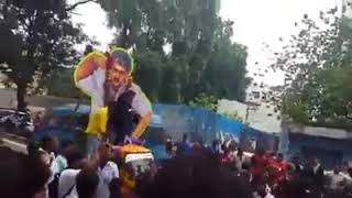 Vivegam movie Sampige Theatre celebration Karnataka Ajith Fans [upl. by Buffy]