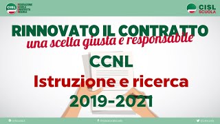 Rinnovo CCNL 201921 [upl. by Laehcar]