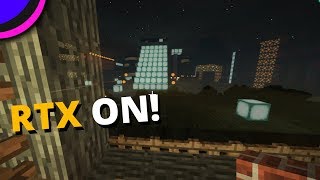 Minecraft with RAYTRACING  Minecraft RTX Server Adventures  Episode 1 [upl. by Iba]