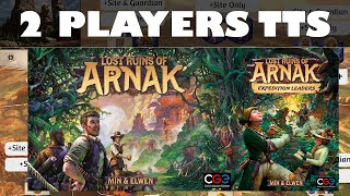 Lost Ruins of ARNAK  Leaders Expansion  2 Players  TTS [upl. by Garneau380]