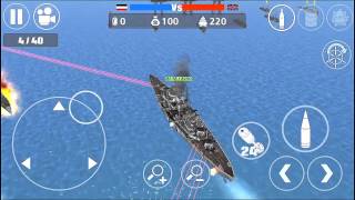 World War II  Battle of the Atlantic Bismarck Battleship iphone amp ipad game [upl. by Nuhs110]