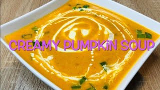 Creamy Pumpkin Soup  Creamy Spiced Soup With A Kick Of Paprika Sauteed Pumpkin Carrots amp Potatoes [upl. by Latsirk764]