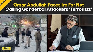 JampK Terror Attack CM Omar Abdullah Refrains From Calling Attackers As Terrorists Faces Backlash [upl. by Betsy]