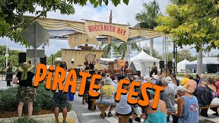 Pirate Fest Boyton Beach FL Walking Tour [upl. by Wilser]