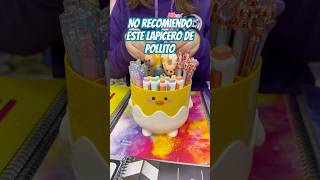 No recomiendo este lapicero organizador de pollito kawaii libreria plumones norecomendable fail [upl. by Odlaner]