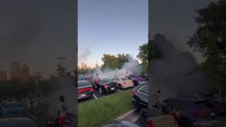 Str8 dose Crazy burnout 🚗🛞💨💨💨 charger fypシ゚viral srt hemi cops [upl. by Lovel]