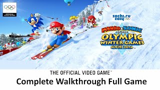 Mario amp Sonic at the Sochi 2014 Winter Olympic Games All Events  Olympic Video Games 🥇🥈🥉 [upl. by Alta296]