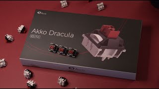 Akko Dracula Switches  Comparisons Typing Sounds [upl. by Eaj]