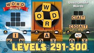 Word Hunt Levels 291  300 Answers [upl. by Nelleh]