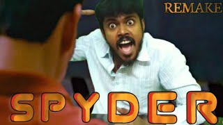 spyder tamil movie villain sj surya dialogue mass scene Recreation [upl. by Rosalinde481]