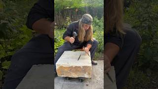 Making Limestone Plinths for Timberframe Structure [upl. by Er]