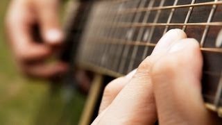 How to Play a HammerOn  Fingerstyle Guitar [upl. by Ellerahs]