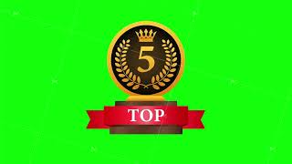 Top 5 label Golden laurel wreath icon stock illustration [upl. by Adore]