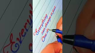 good handwriting quotes handwriting beautifulhandwriting [upl. by Yetnruoc]