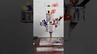 Newspaper Craft Idea video craftideas craft [upl. by Onitsuj255]