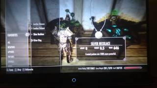 Skyrim max enchants fortify restoration potion glitch par [upl. by Takeo]