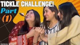 Gudgudi Tickle Challenge😅  Funny Video 😂 Bisma Ne Pheka Pani  Part 1  Mughal Sister’s [upl. by Anirtik]