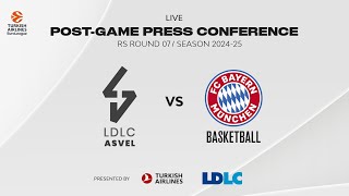 Press conference LDLC ASVEL vs FC Bayern Munich [upl. by Bohaty]