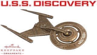 USS Discovery 2018 Hallmark Keepsake Ornament [upl. by Batista671]