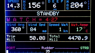 SEATALK MONITOR TFT LCD 35quot 480x320 [upl. by Ulund]