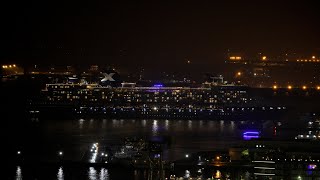 セレブリティ・ミレニアム  Celebrity MILLENNIUM  離岸・出港（横浜港大さん橋） 4K2024年10月18日 [upl. by Napoleon]