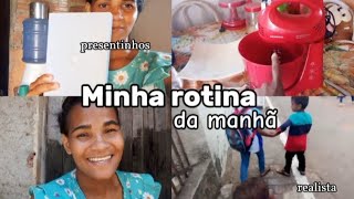 MINHA ROTINA DA MANHÃ COM MEUS FILHOS 🏡 [upl. by Drahsar495]