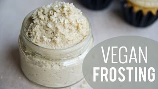 How to Make Healthy Cream Cheese Frosting  Raw Vegan Recipe [upl. by Raila]