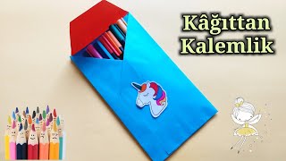 Kağıttan Kalemlik Yapımı [upl. by Eintihw]