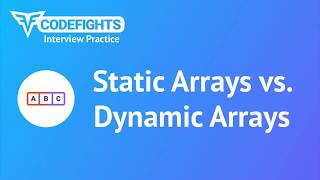 Static Arrays vs Dynamic Arrays [upl. by Hedgcock]