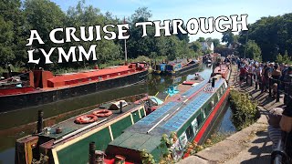 A Narrowboat Cruise Through Lymm in June 2018 [upl. by Drarehs482]