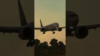 Landing in Changi Airport aviation msfslanding msfs2020 singaporeairlines b777300er [upl. by Zarihs54]