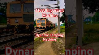 Dynamic Tamping Machine railway indianrailways trendingshorts viralvideo explorepage train [upl. by Norraj860]