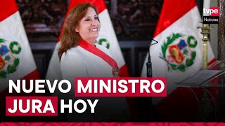 Presidenta Dina Boluarte tomará juramento hoy a su nuevo ministro del Interior [upl. by Analem848]