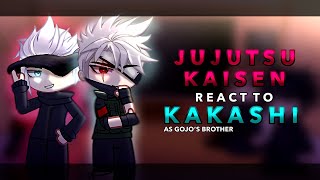 Jujutsu Kaisen react to Kakashi as Gojo’s brother  NARUTO X JJK  AU  RoseGacha [upl. by Nauqes]