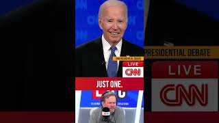 James OBrien reacts to Joe Bidens CNN disaster debate [upl. by Borlow]