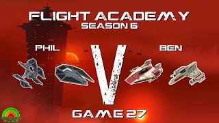 Flight Academy Season 6  Game 27  Empire V Rebels [upl. by Cartwell]