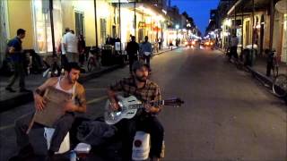 Sluetown Strutters play LIVE in the French Quarter 02212015 [upl. by Elleon306]