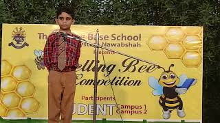 Spelling bee competition  Spelling bee 2024  School Events education nawabshah pakistan [upl. by Lindly]