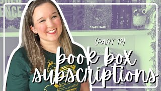 10 Romance Book Box Subscriptions  part 1 [upl. by Nosloc]