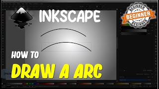 Inkscape How To Draw Arc [upl. by Corabelle710]