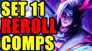 These REROLL Comps Will DOMINATE Set 11 Launch [upl. by Imalda800]