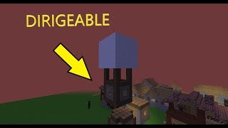 Comment faire un dirigeable dans Minecraft tuto davincis vesselsarchimed chips   tuto minecraft [upl. by Carola]