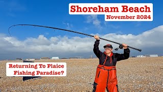 Shoreham Beach  Returning to Plaice Fishing Paradise [upl. by Rudin]