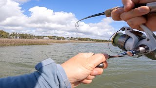 How to Catch Speckled Trout Using DOA Shrimp and Popping Cork  Surprise BIG Overslot Redfish [upl. by Skerl659]