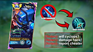 CYCLOPS NEW HIGH DAMAGE BUILD AND EMBLEM 2024 [upl. by Fabe329]