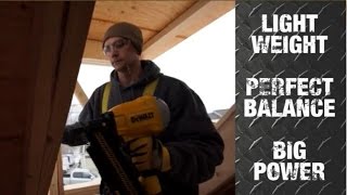 DEWALT 21 Degree Framing Nailer  The Home Depot [upl. by Huston]